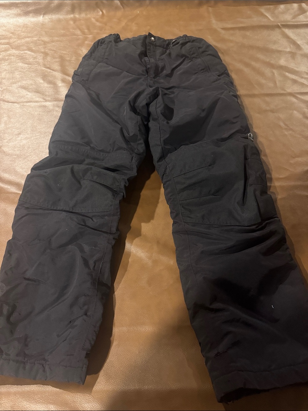 Lands' End Women’s Black Cargo Snow Pants